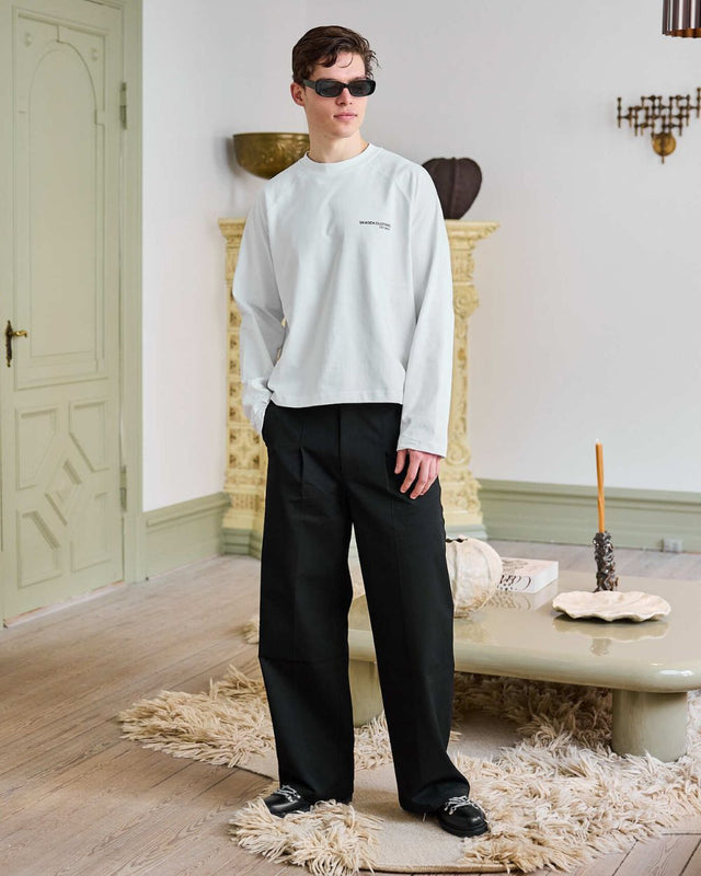 Everyday Essential Raglan Longsleeve White