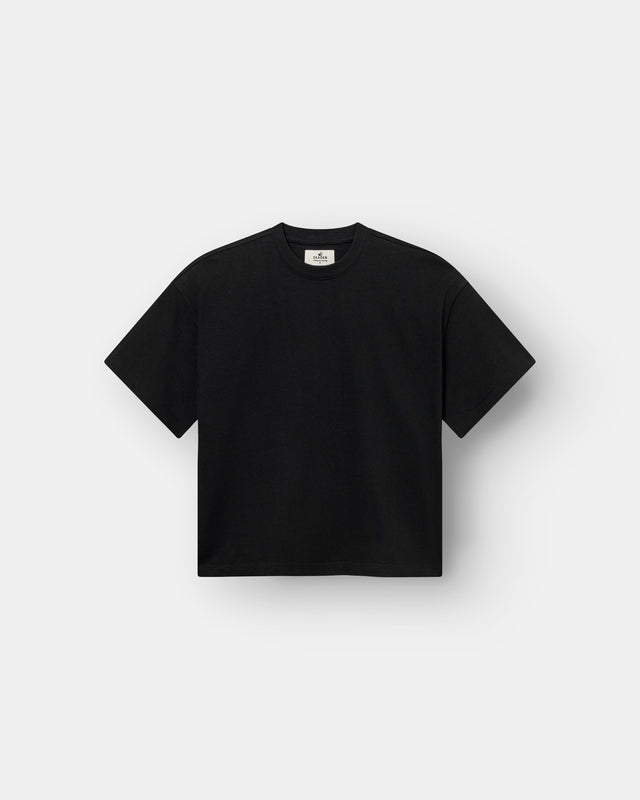 Blank T-shirt Black dame