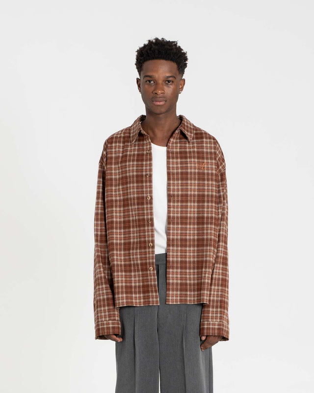 Ternet Flannel shirt bordeaux