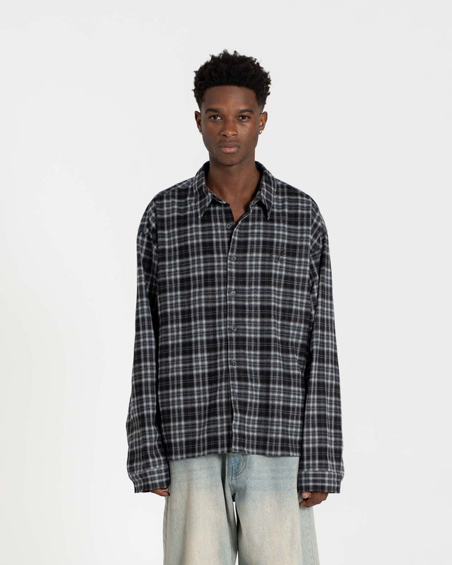 Ternet Flannel Shirt grey