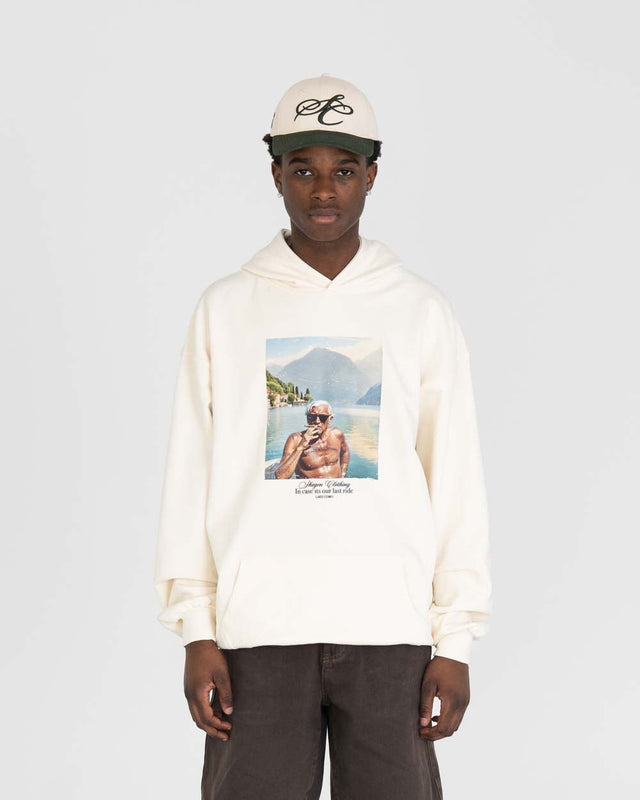 Como Graphic Hoodie Hvid | Skagen - clothing.dk