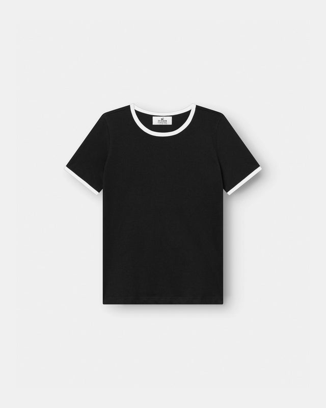 Contrast Baby Tee Sort | Skagen - clothing.dk