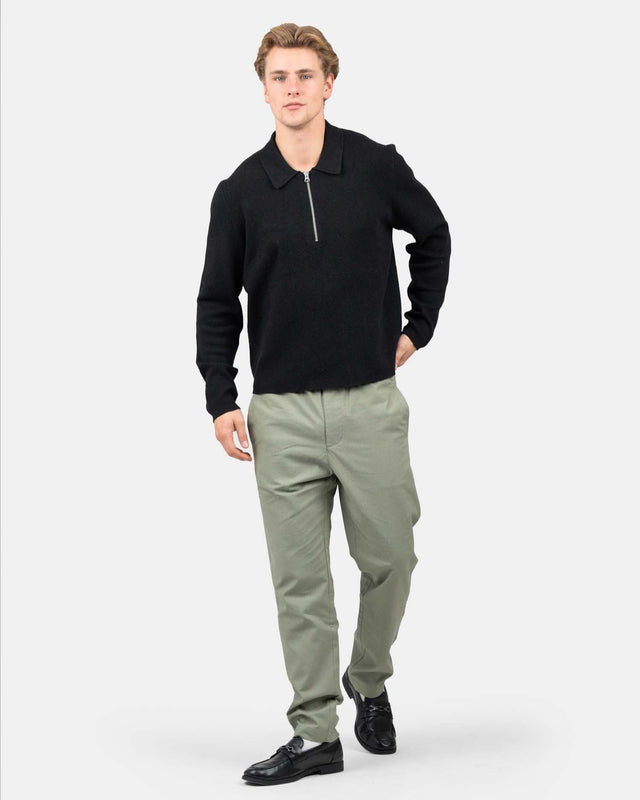 Heavyweight Hørbukser Army | Skagen - clothing.dk