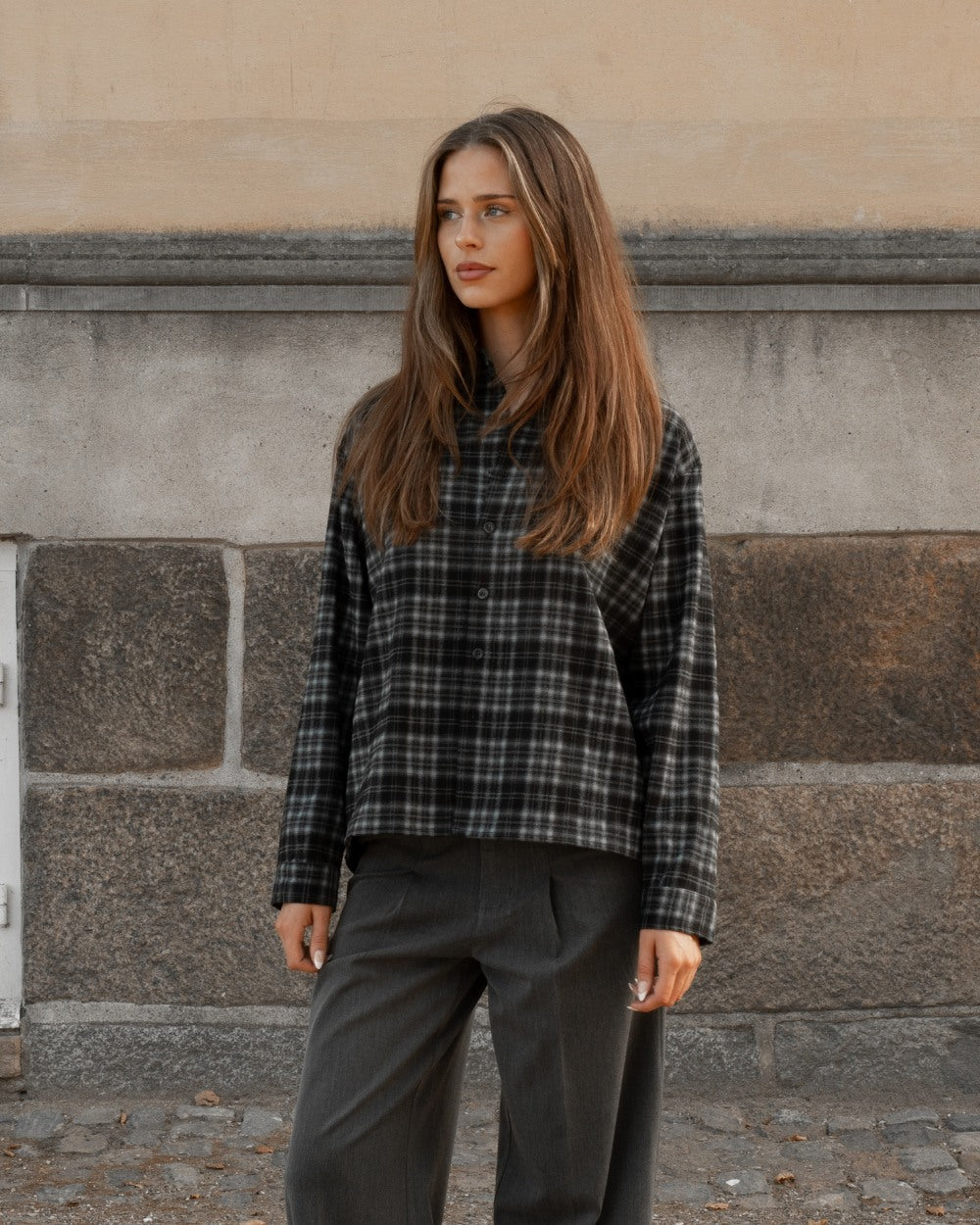 Ternet Flannel Shirt grey