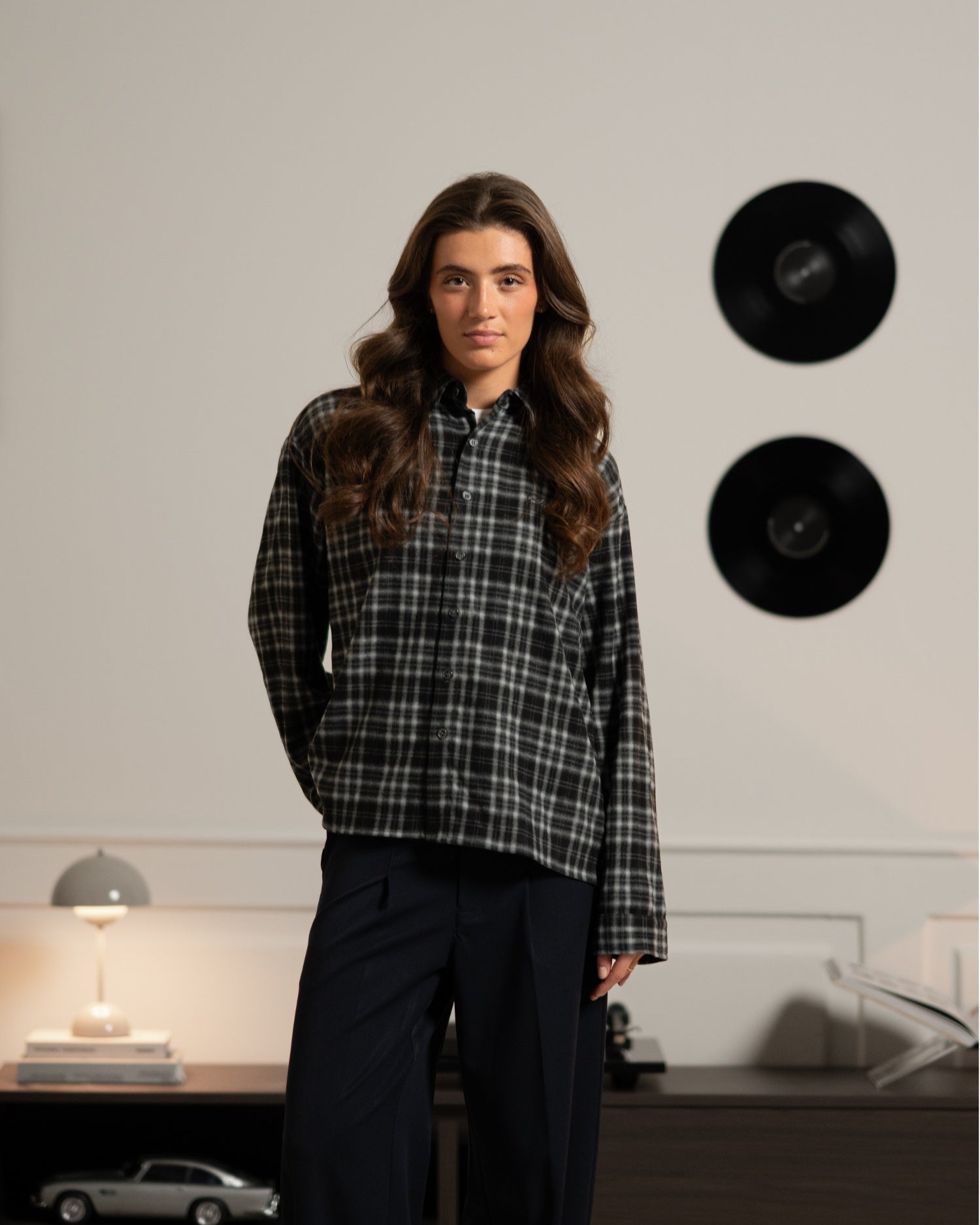 Ternet Flannel Shirt grey