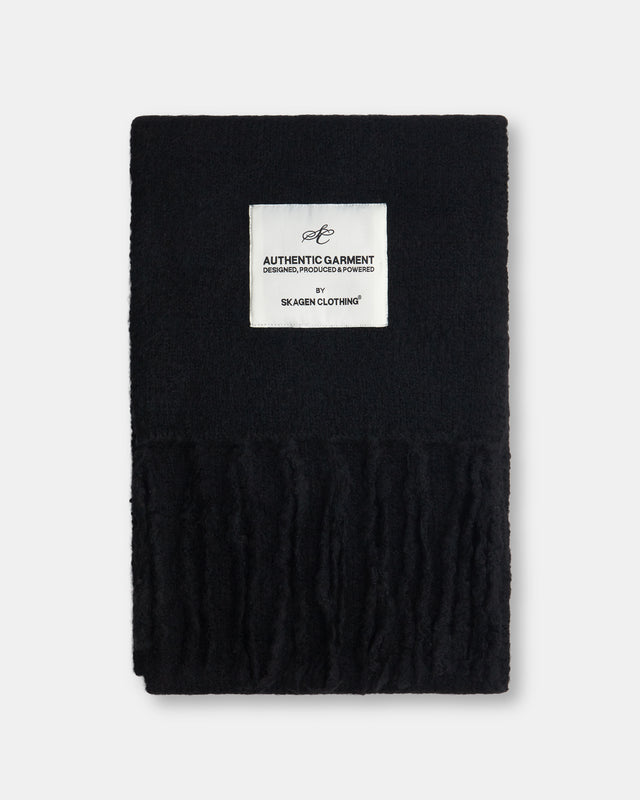 Alpaca Scarf Black