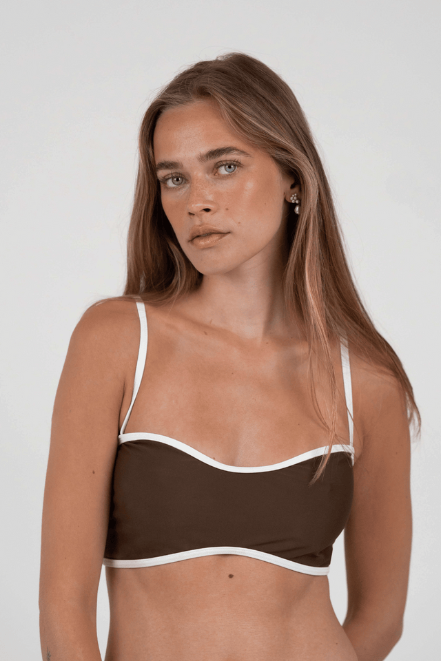 Bikini Top Brun |  Skagen-clothing.dk