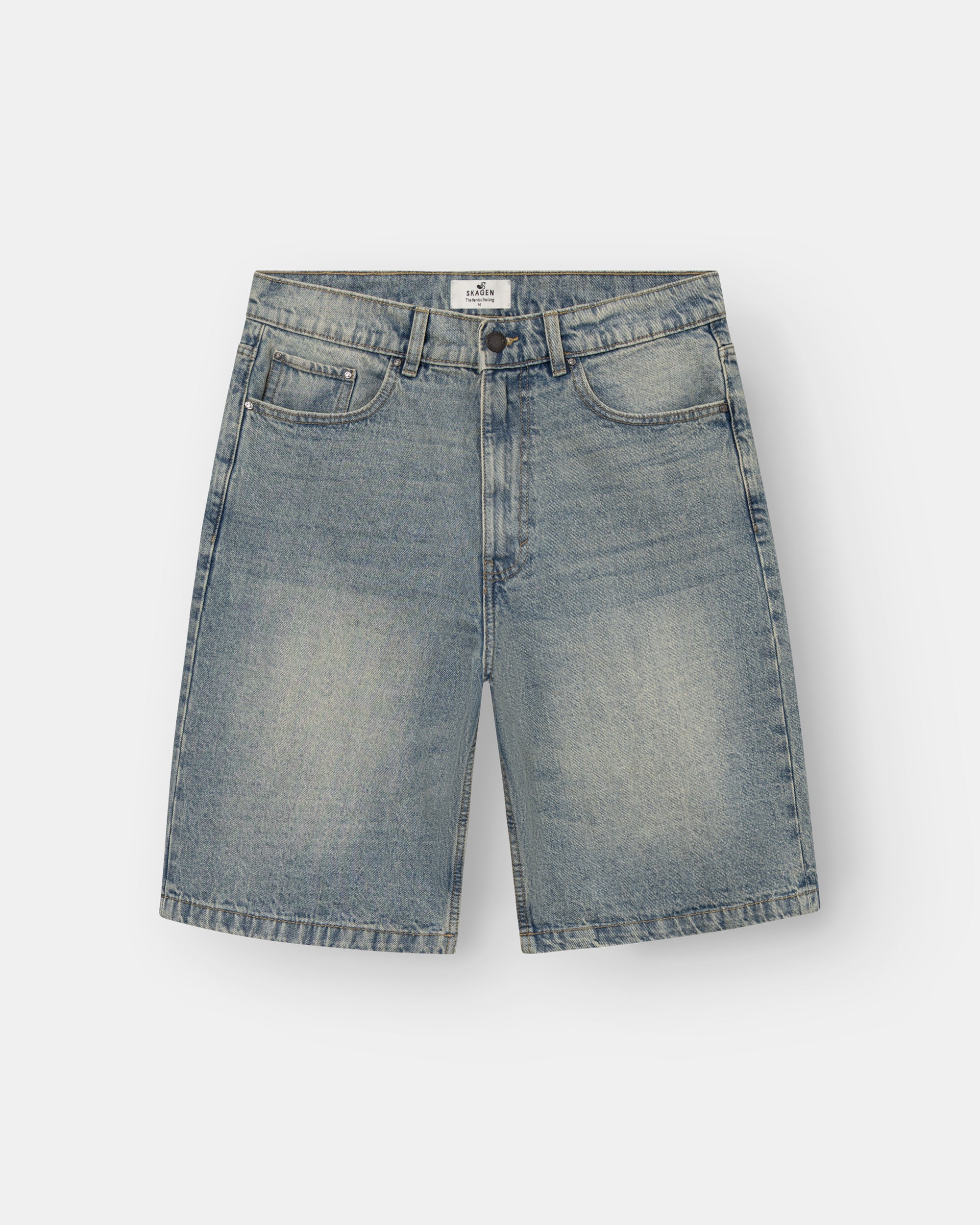 Jorts Light Blue Vintage Wash