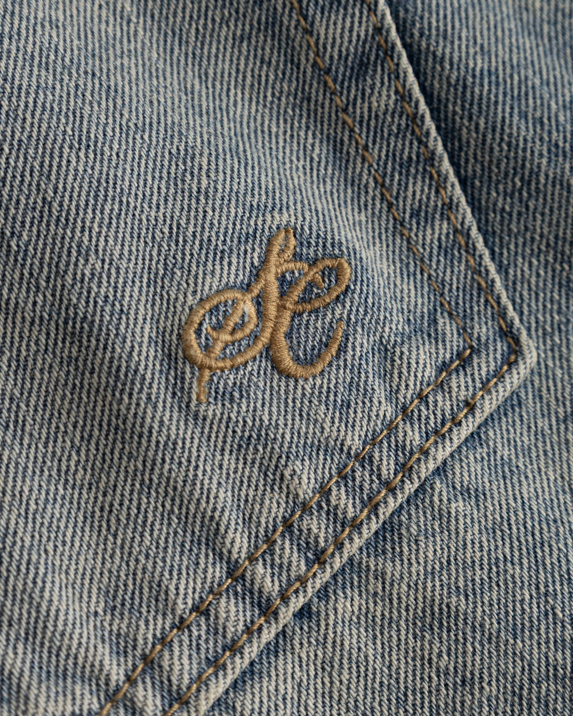 Jorts Light Blue Vintage Wash