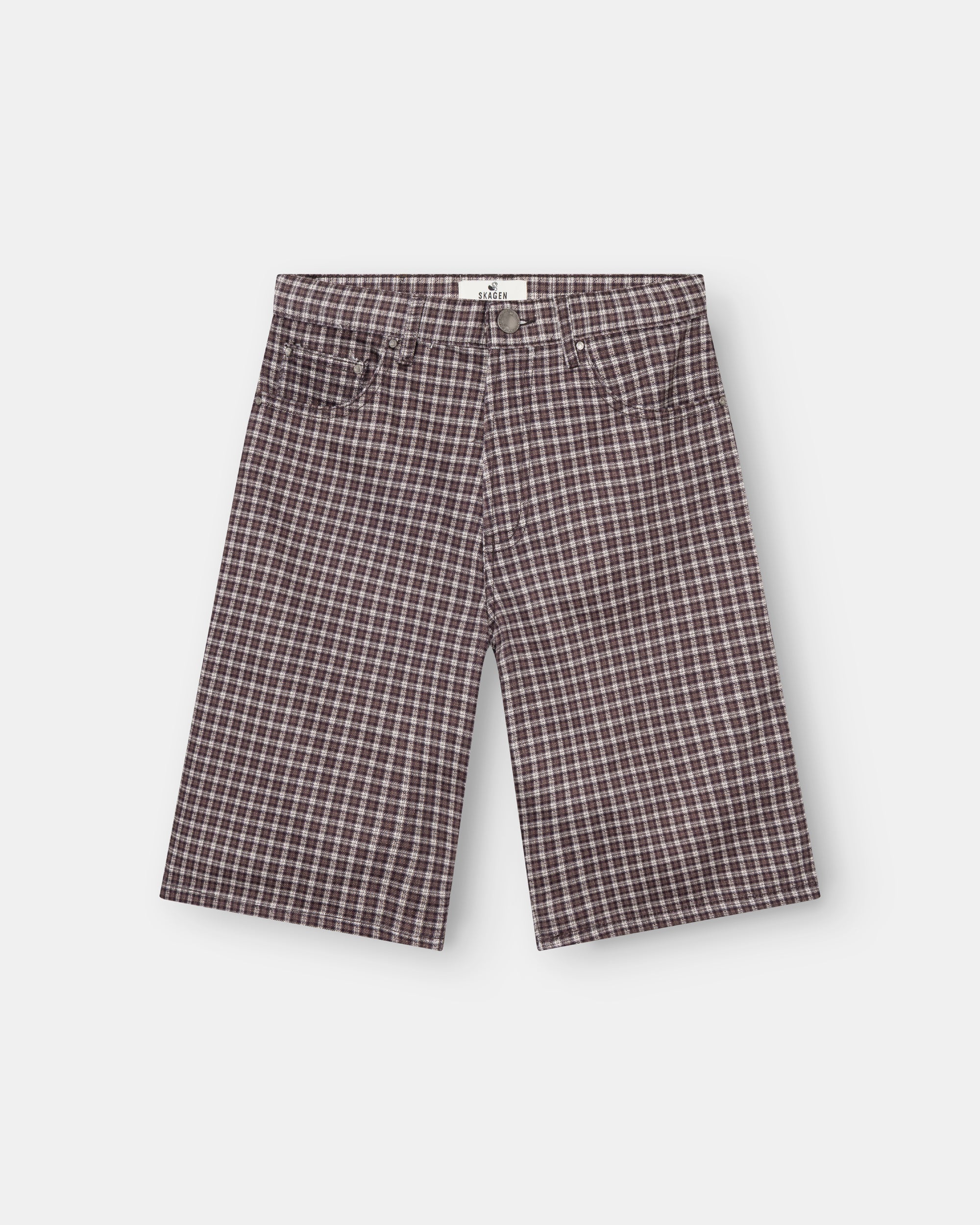 Jorts Checkered Pattern