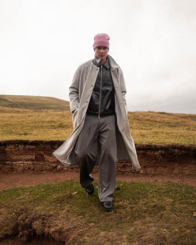 Raglan Coat Light Grey