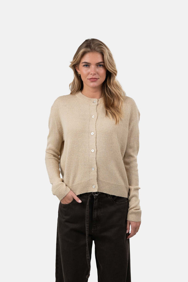 Light Weight Cardigan Beige