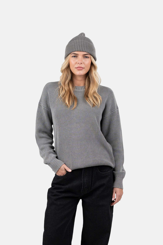 Washed Knit Grey