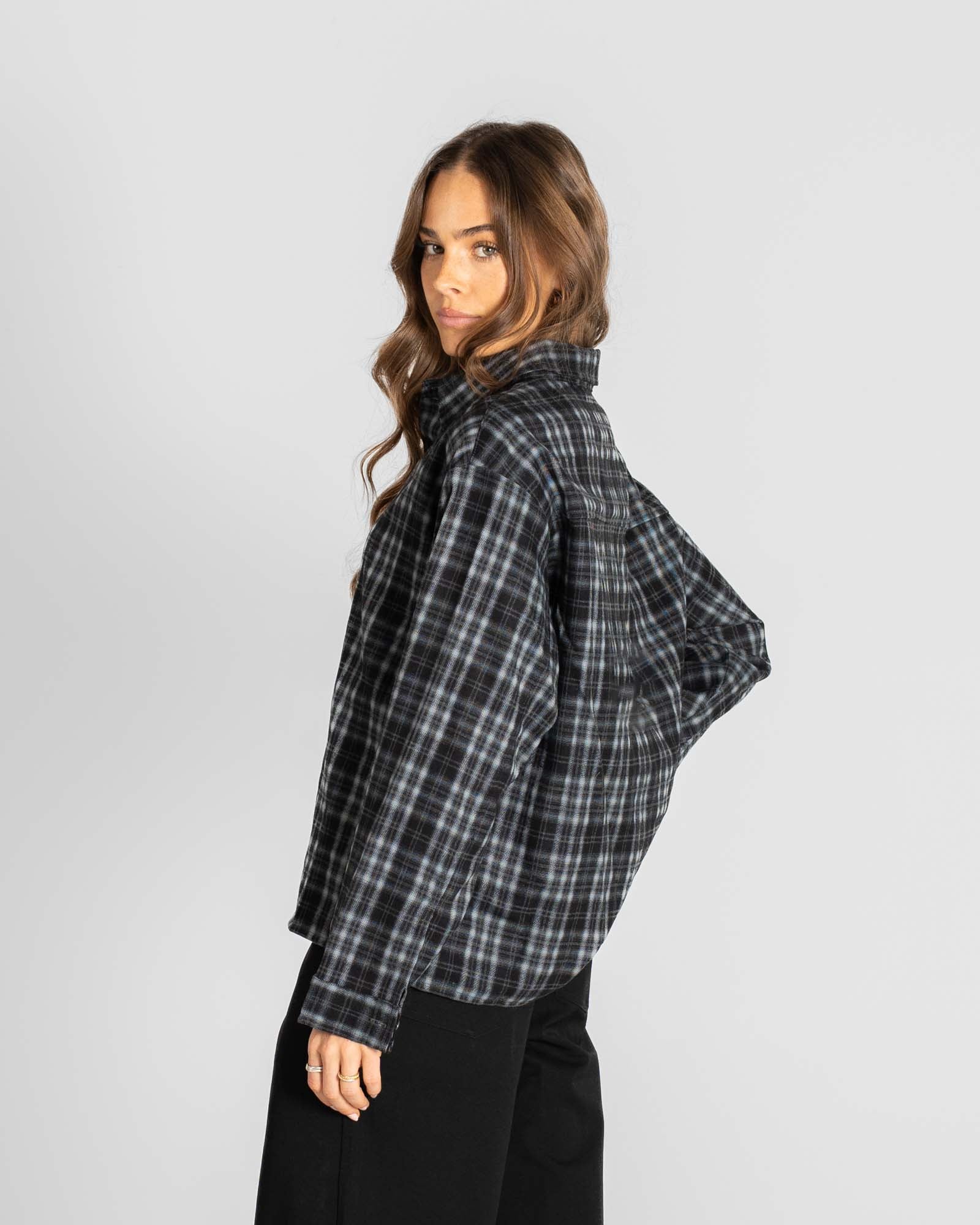 Ternet Flannel Shirt grey