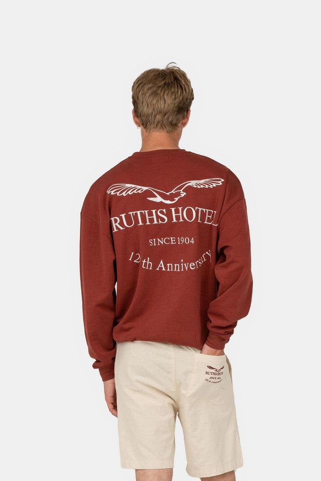 Crewneck Vinrød / Ruths 120 years