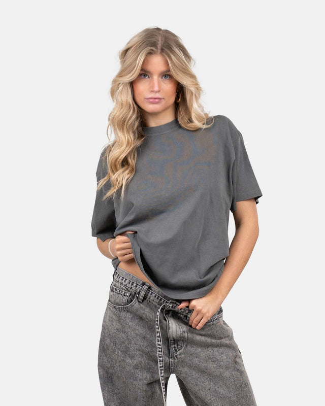 Blank T-shirt Washed Grey