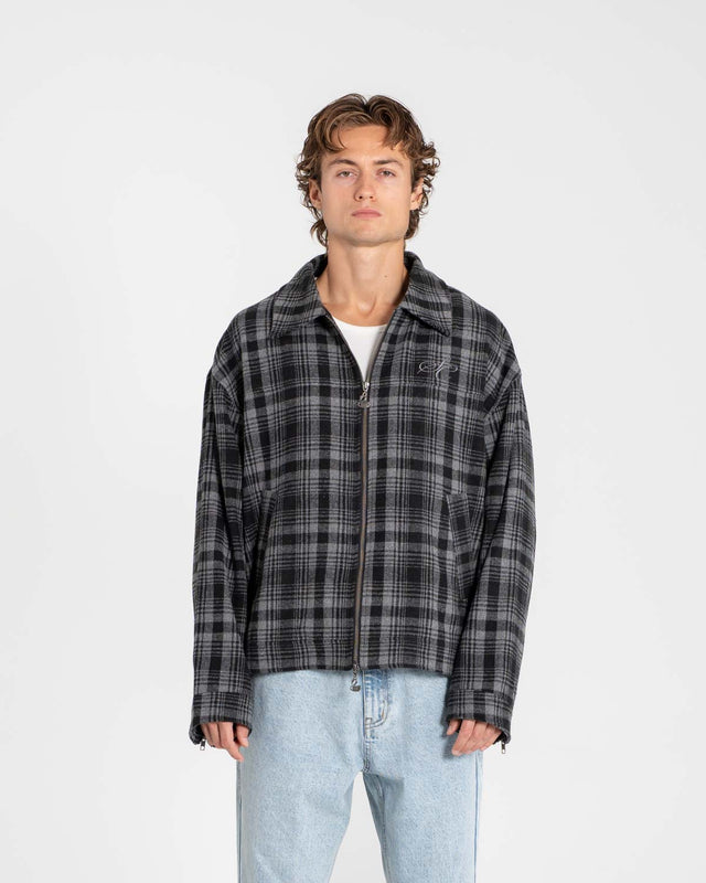 Flannel Jacket Grey