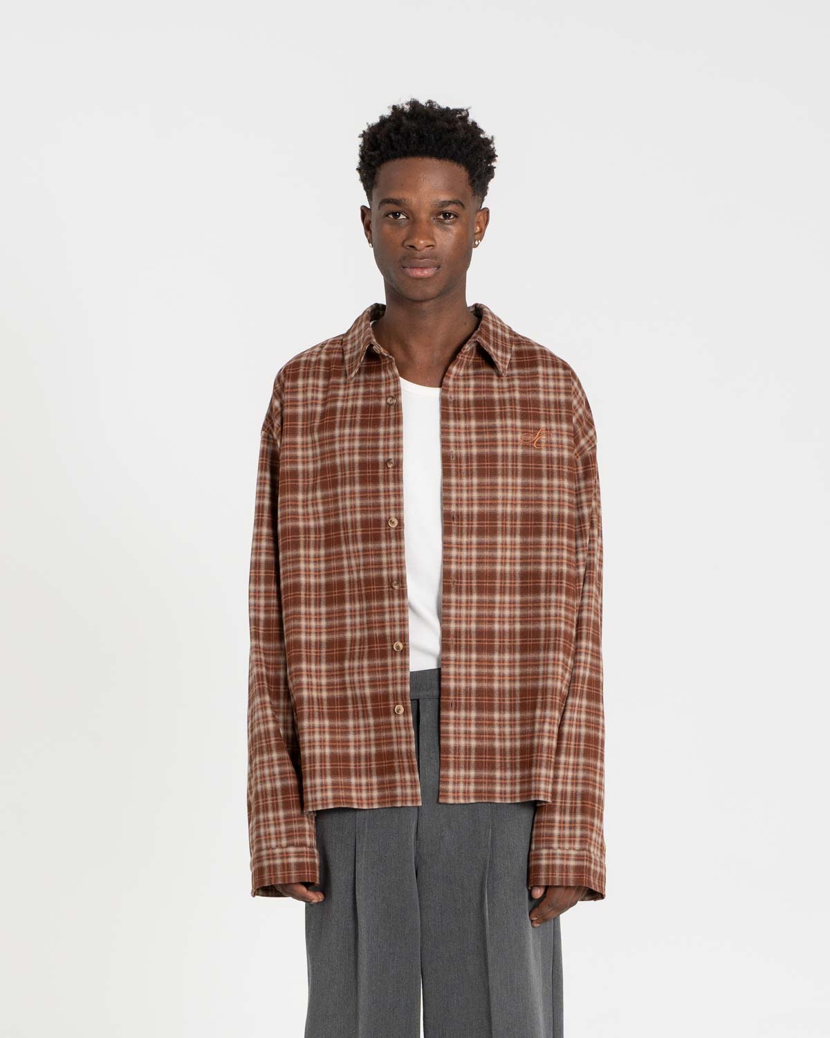 Ternet Flannel shirt bordeaux