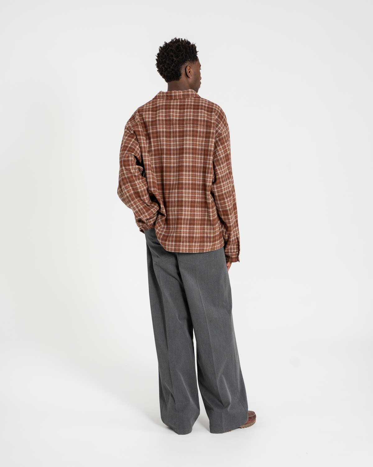 Ternet Flannel shirt bordeaux