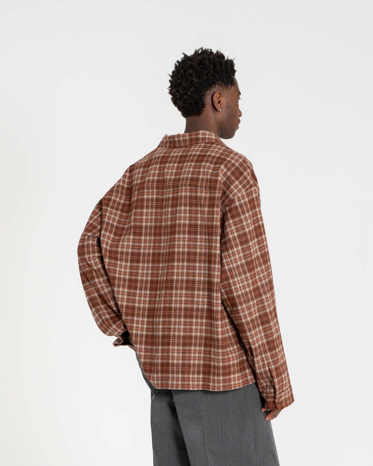 Ternet Flannel shirt bordeaux