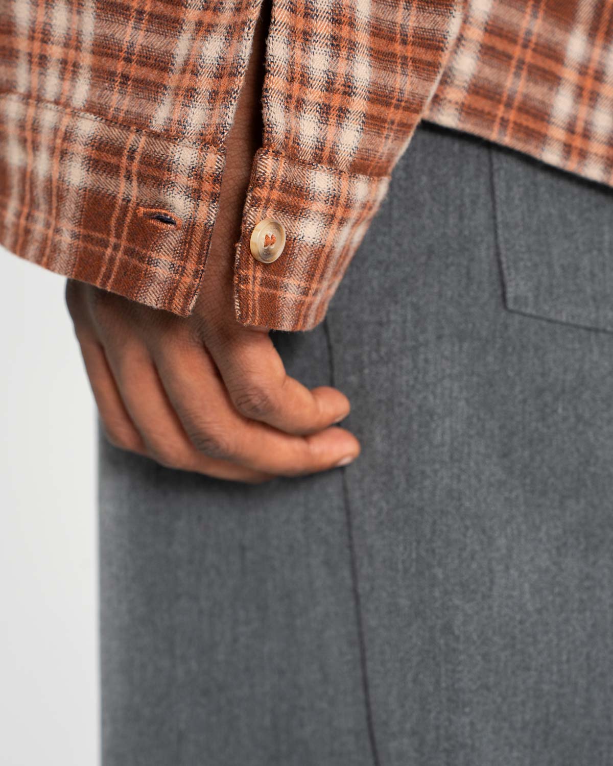 Ternet Flannel shirt bordeaux