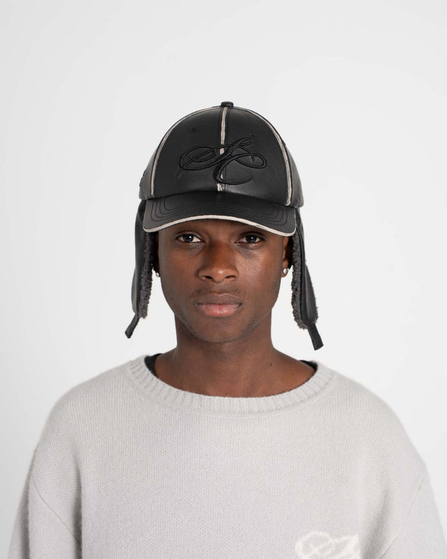 Dog-Ear Cap Sort Faux-leather