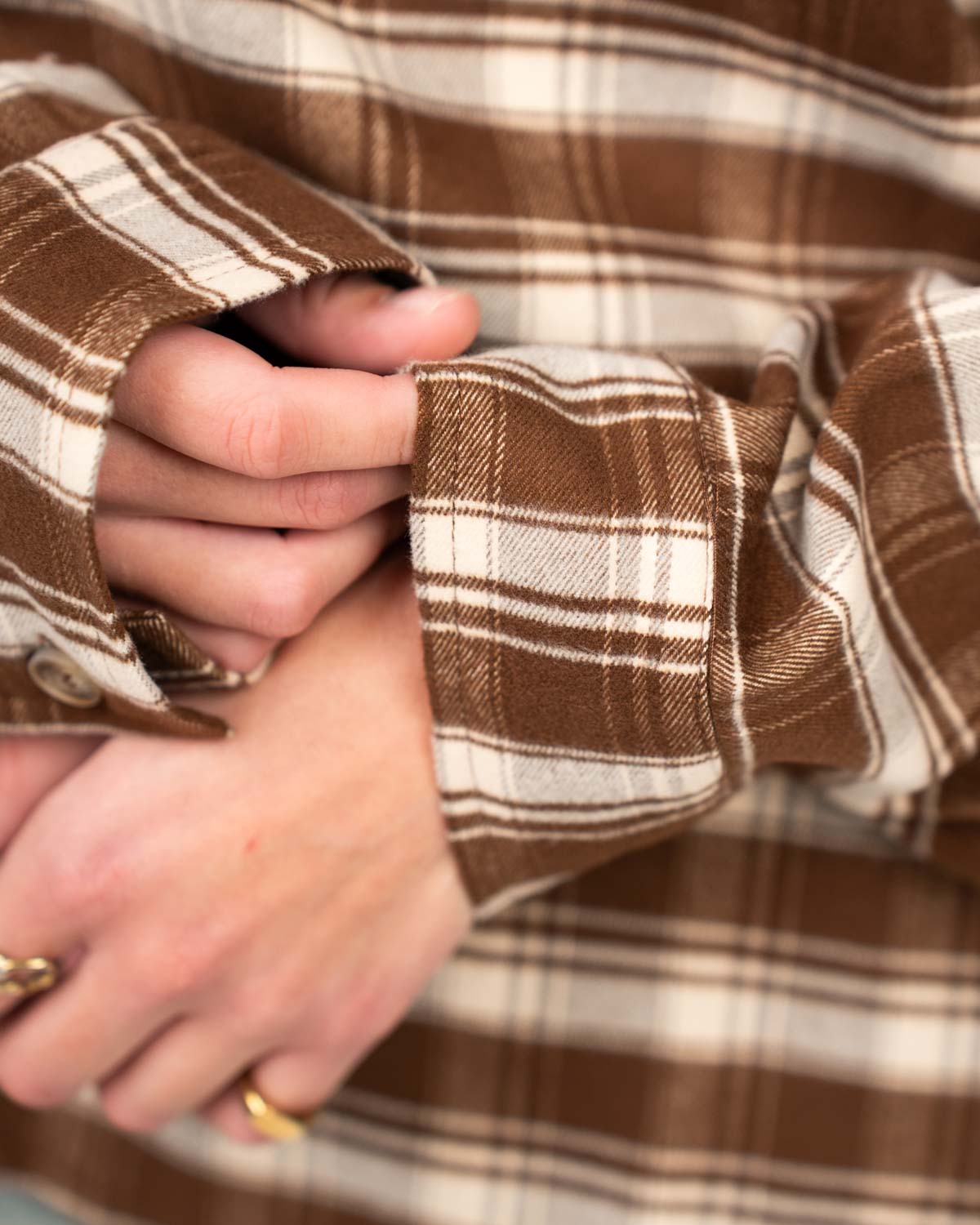 Ternet Flannel Shirt Brown