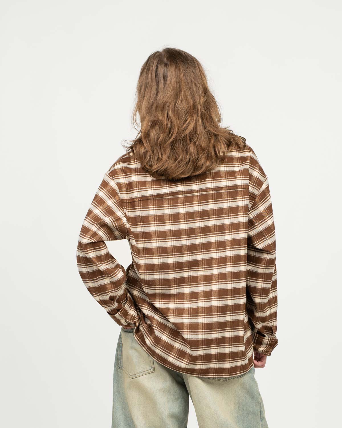 Ternet Flannel Shirt Brown
