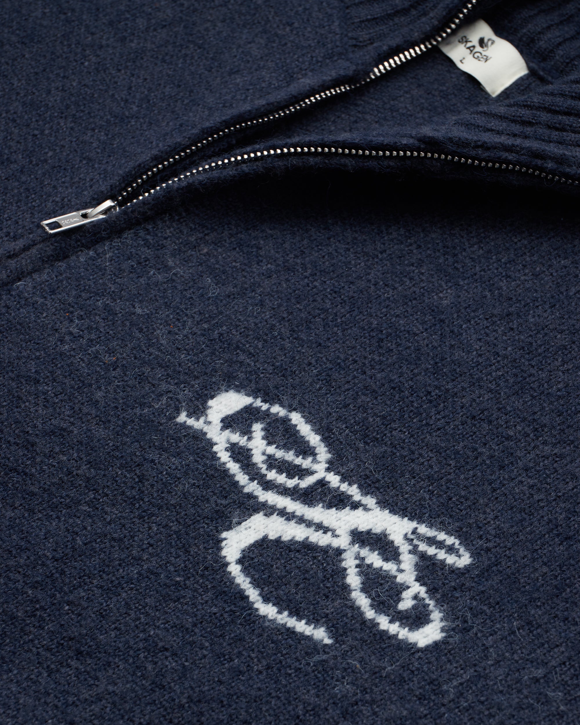 Full Zip Sweater Navy