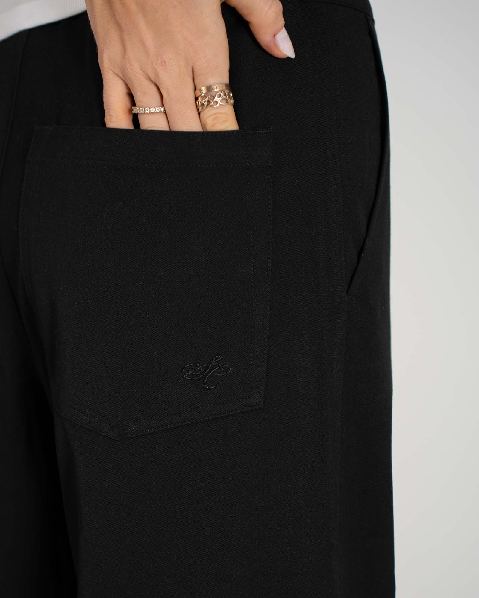 Baggy Suitpants Black