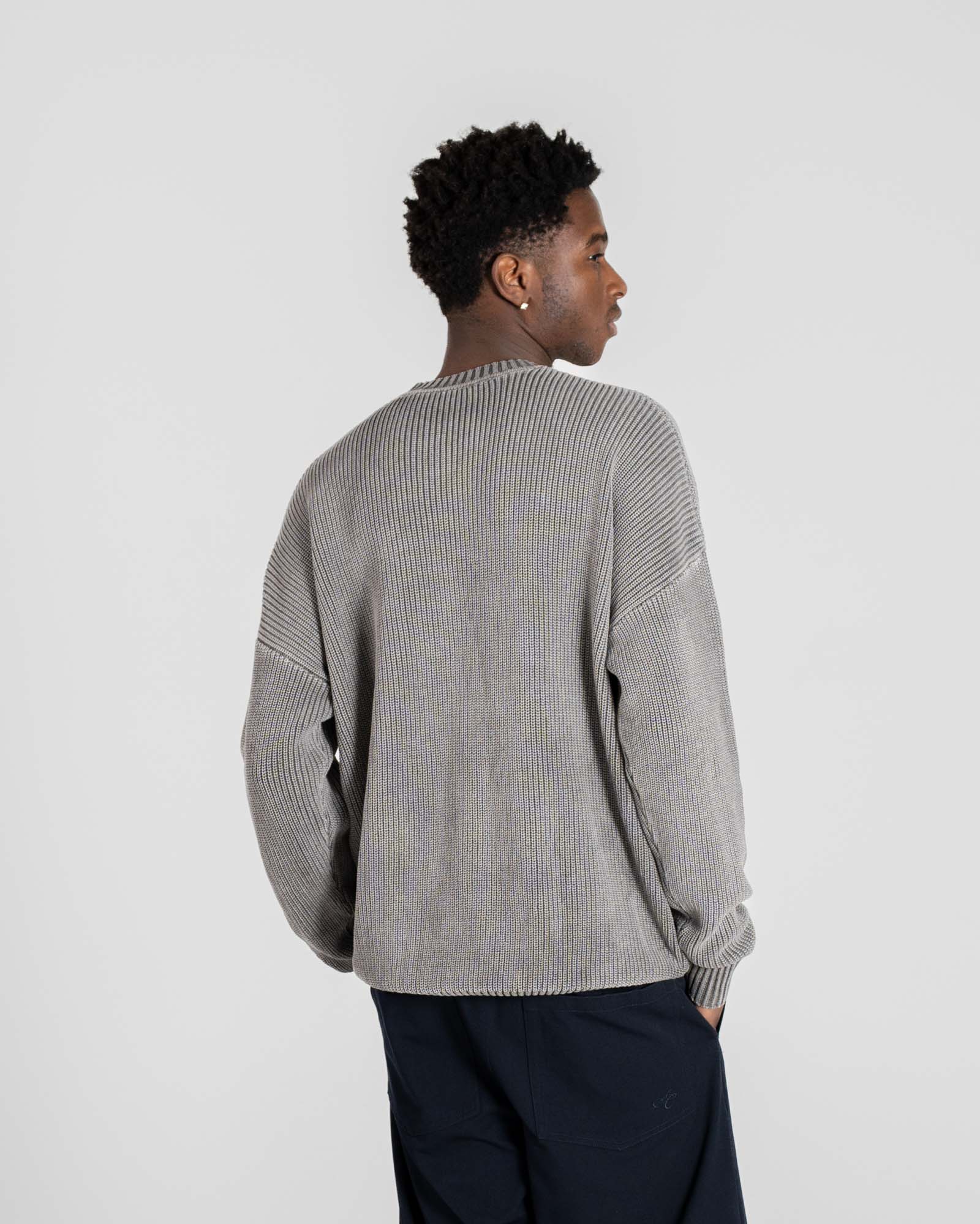 Washed Knit Grey