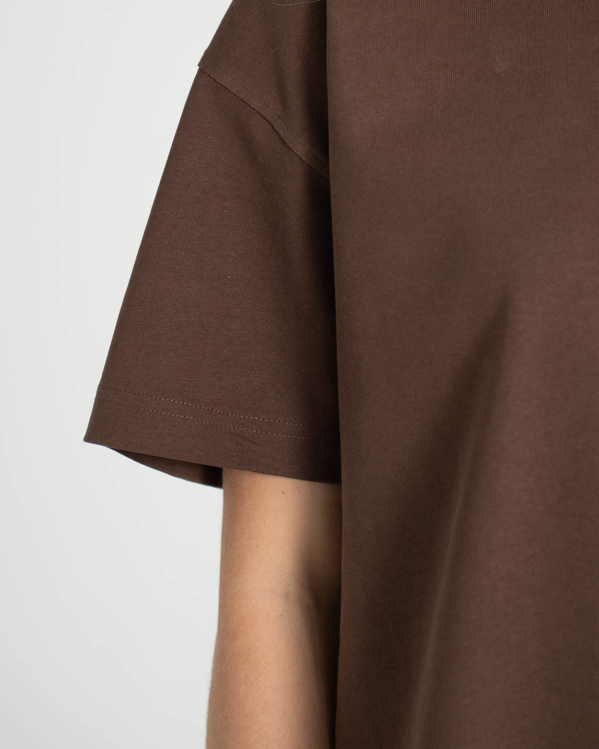 Blank T-shirt Brown dame