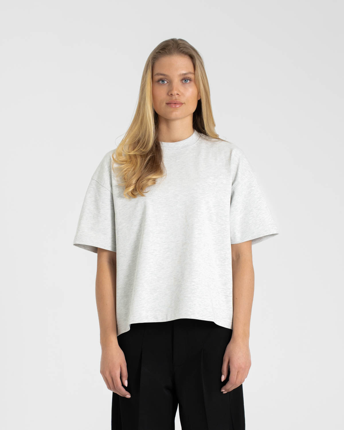 Blank T-shirt Grey dame