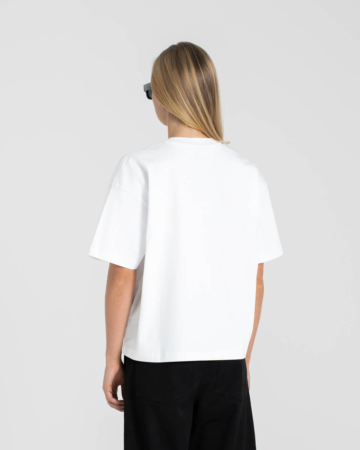Blank T-shirt White dame