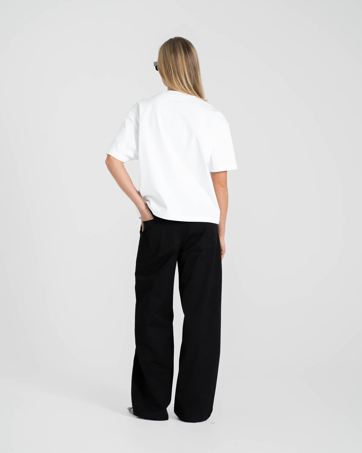 Blank T-shirt White dame