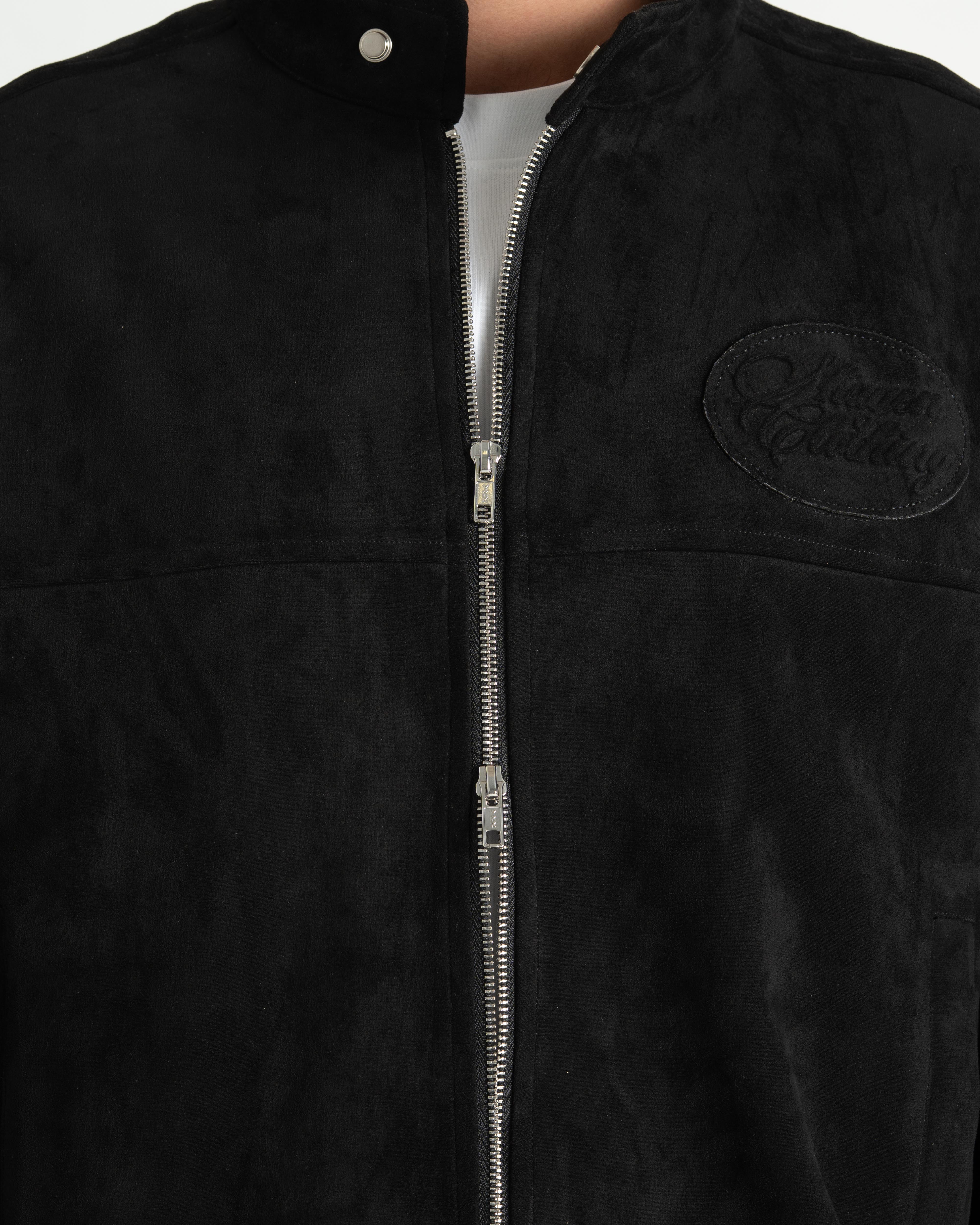 Suede Jacket Black