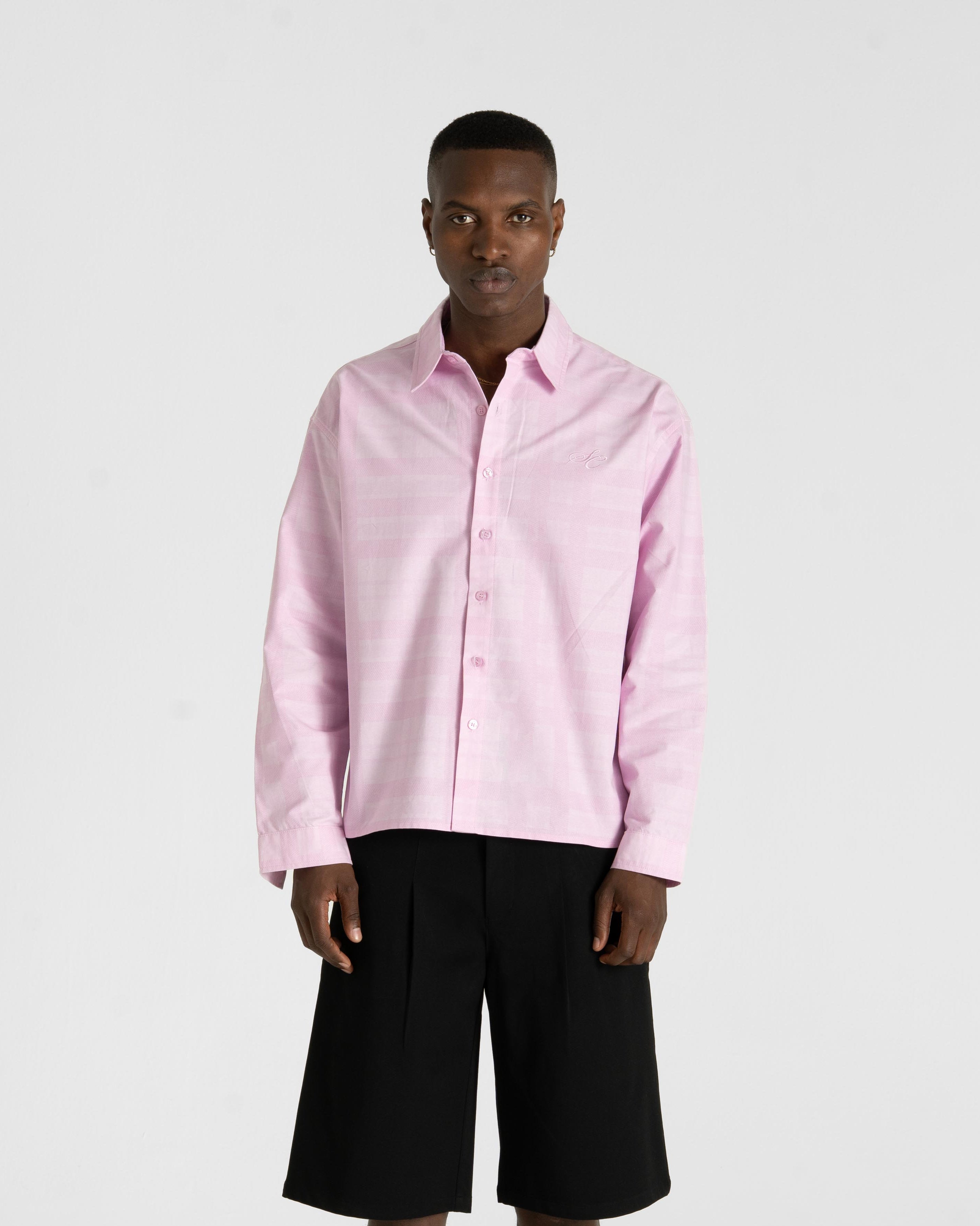 Check Summer Shirt Pink