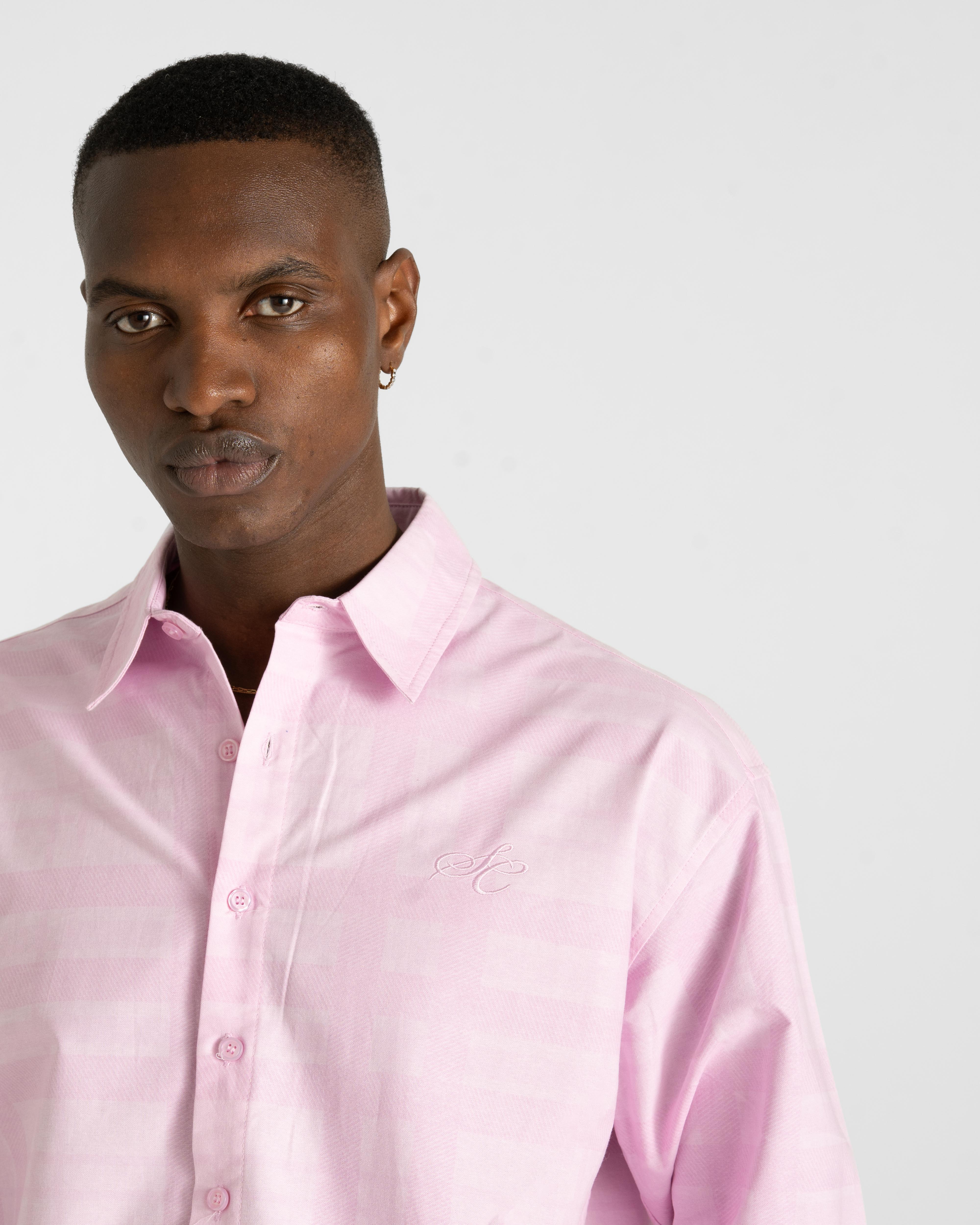 Check Summer Shirt Pink