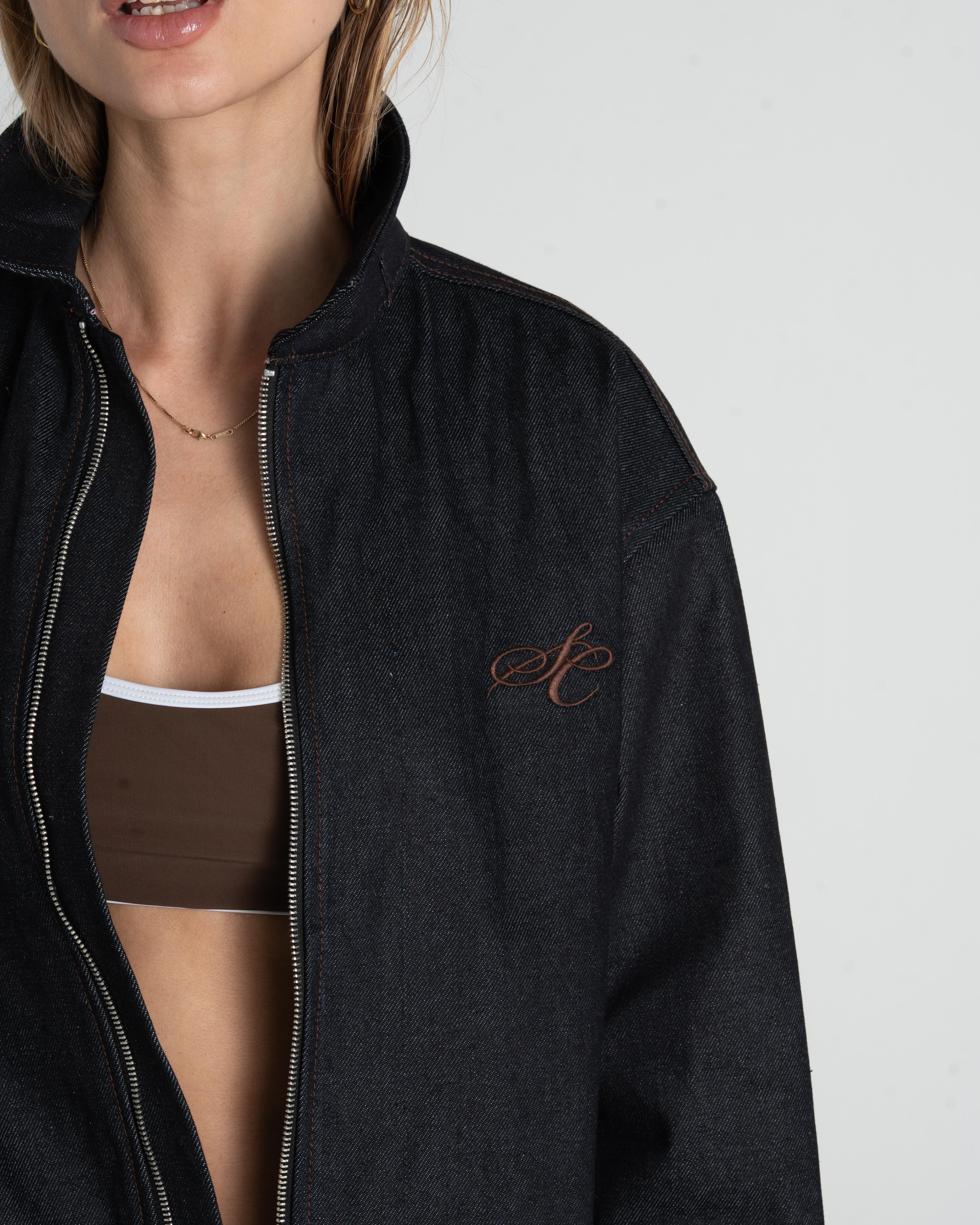 Denim Jacket Darkwash Selvedge dame