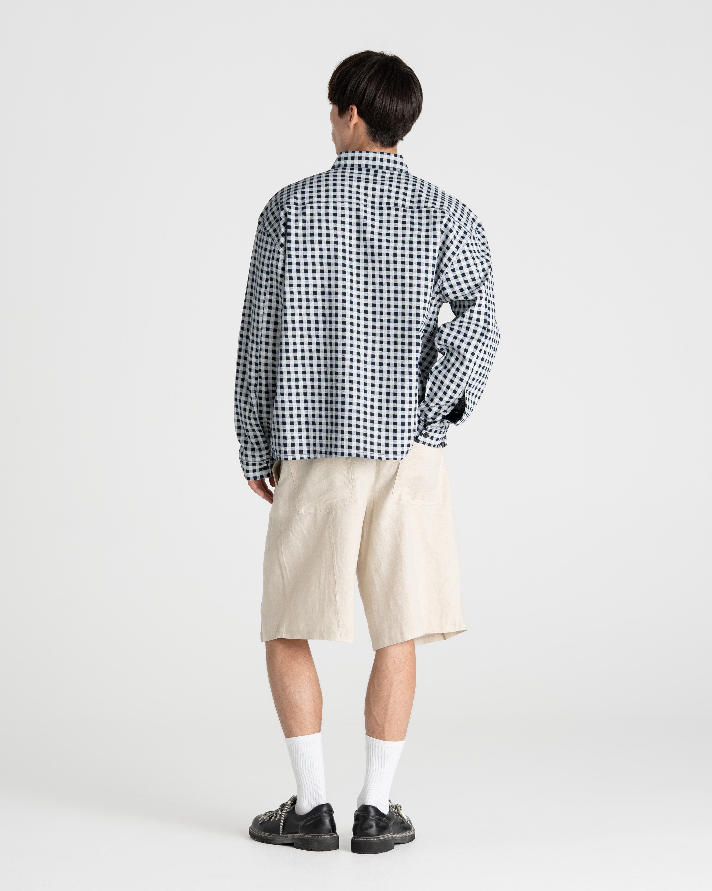 Checked Shirt Navy
