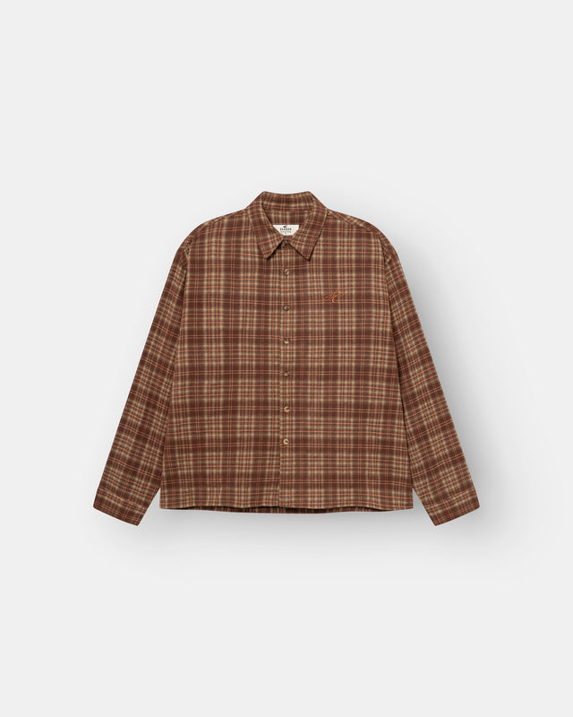 Ternet Flannel shirt bordeaux DAME