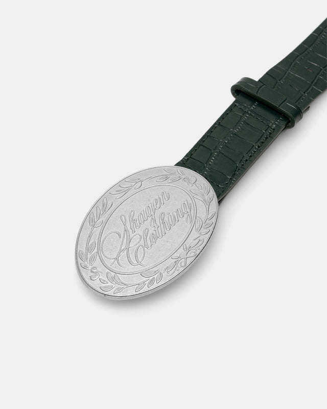 Croc Belt Green
