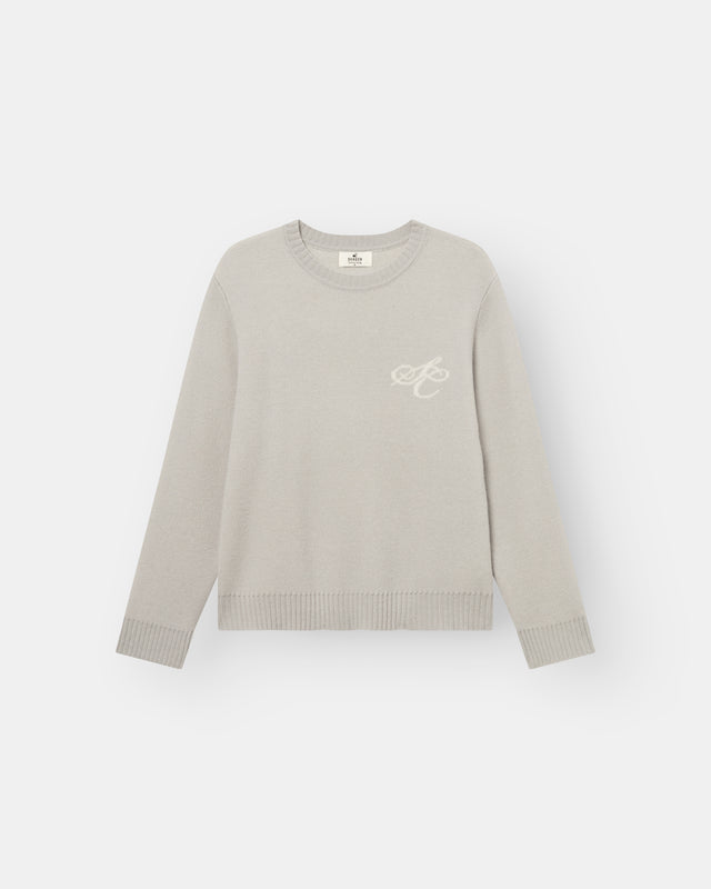 100% Wool Knit Grey