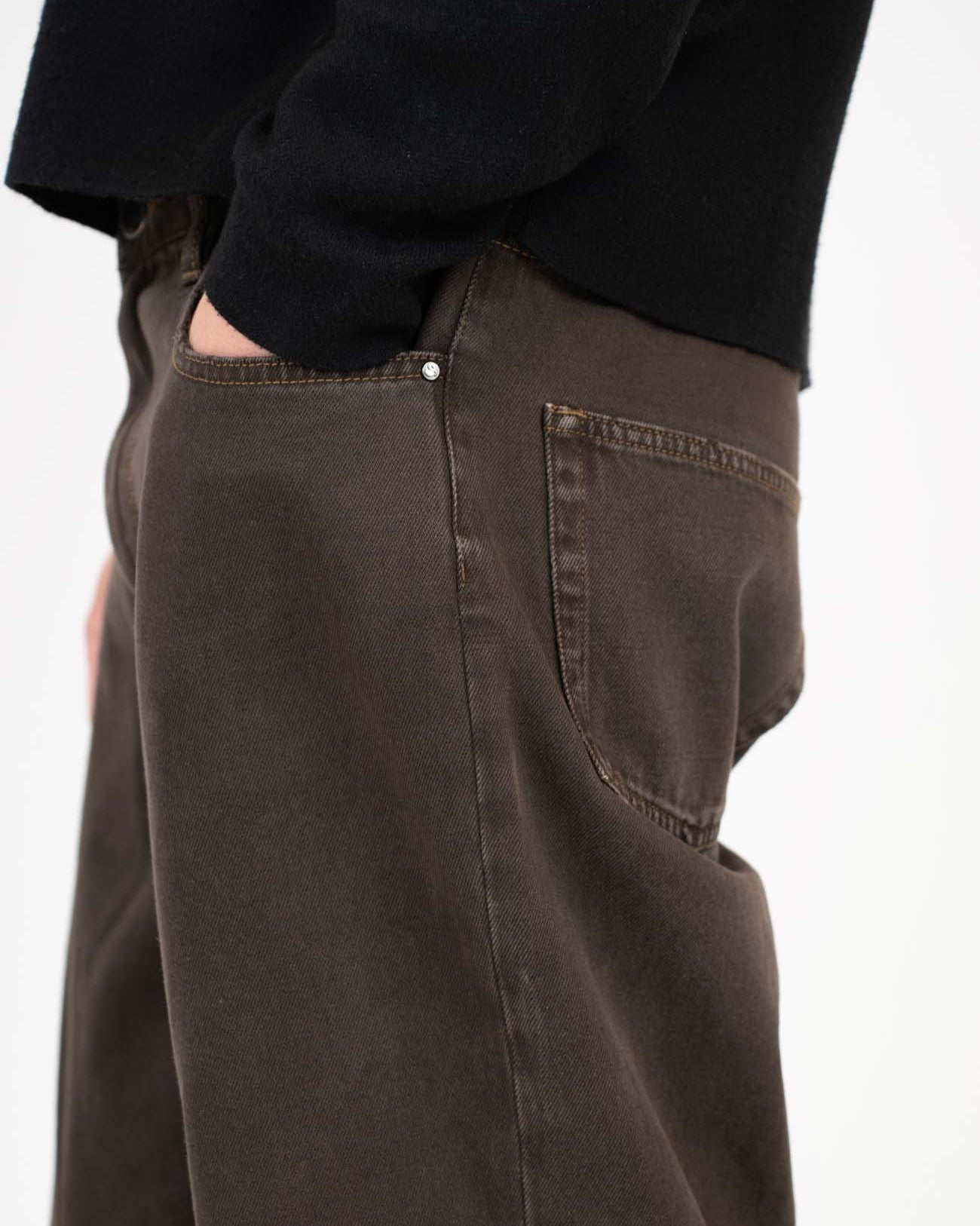 Baggy Denim Jeans Brown | Skagen - clothing.dk