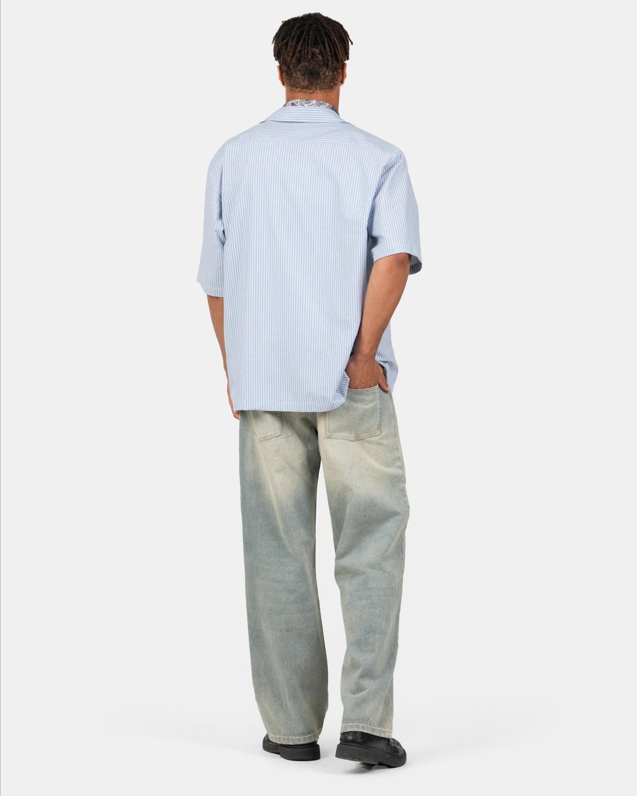 Baggy Denim Jeans Light Blue Vintage Wash | Skagen - clothing.dk