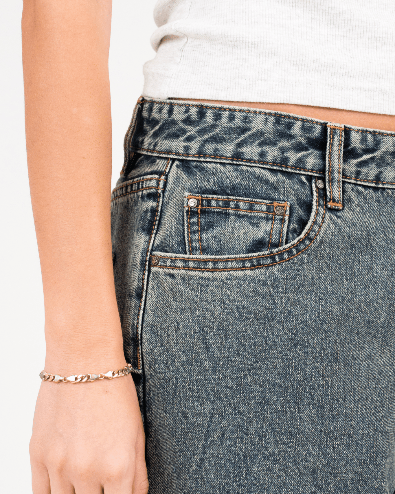 Baggy Denim Jeans Mid Blue Vintage Wash | Skagen - clothing.dk