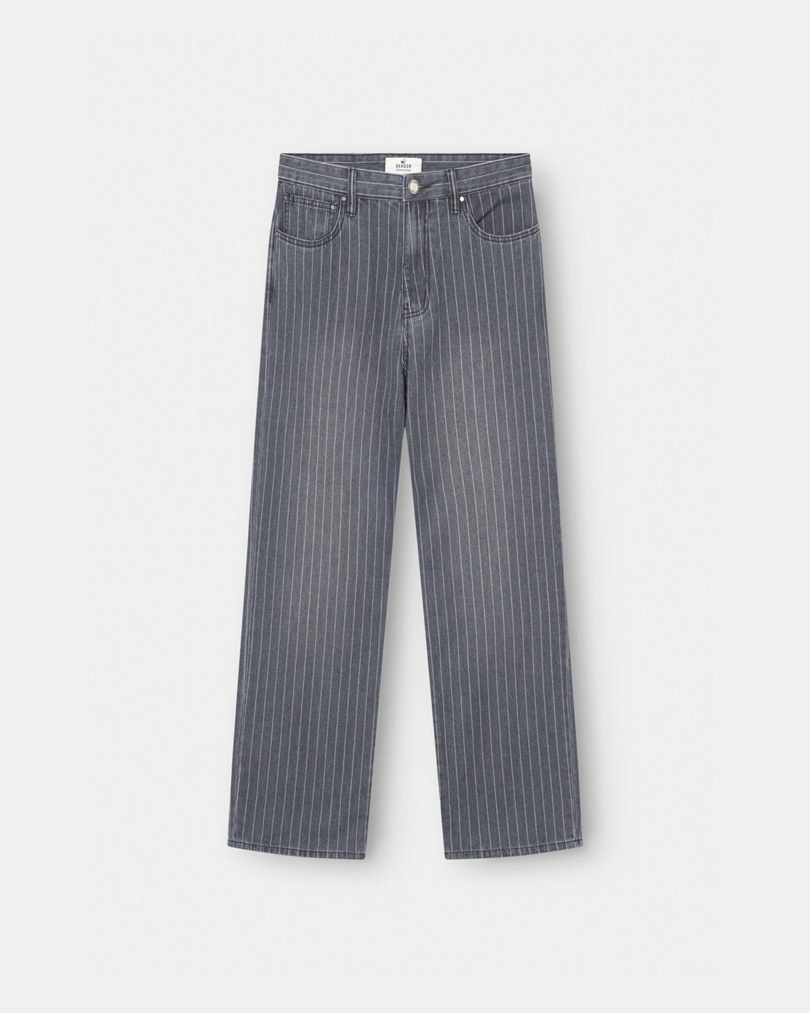 Baggy Denim Jeans Washed Pinstripe | Skagen - clothing.dk