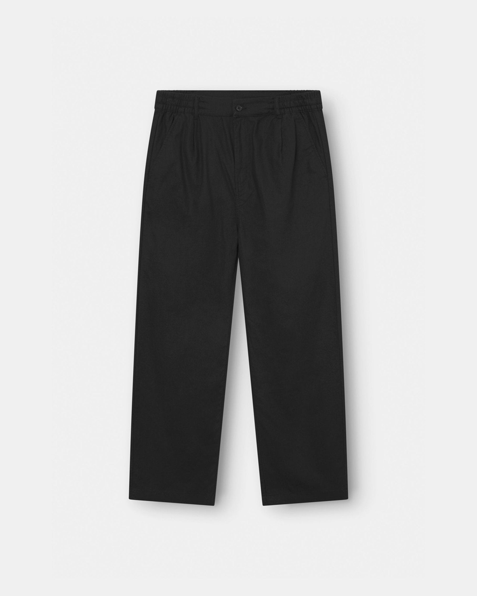 Baggy Hørbukser Sort | Skagen - clothing.dk