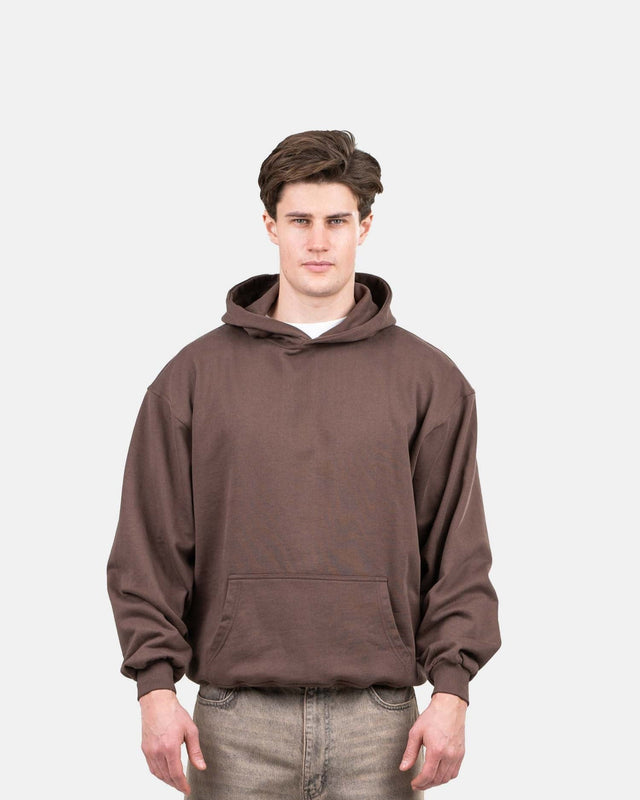 Blank Hoodie Brown | Skagen - clothing.dk