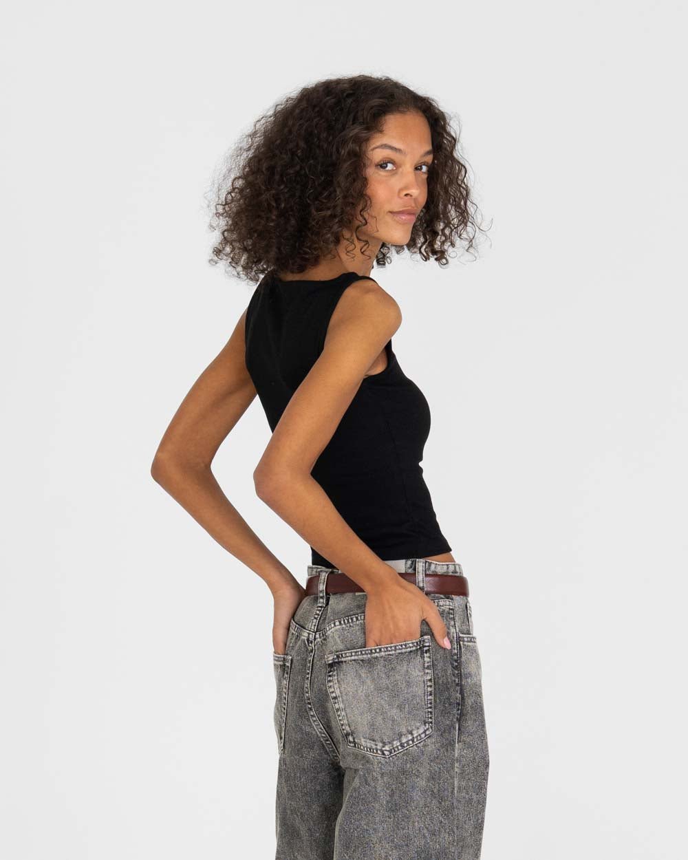 Bottoned Top Black | Skagen - clothing.dk